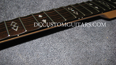 BC RICH BITCH SCALLOPED NECK GUITAR FRETOARD